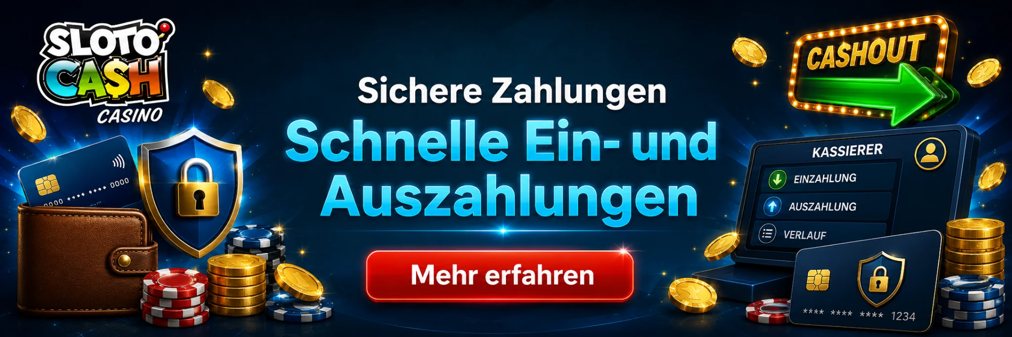 SlotoCash schnelle Zahlungen